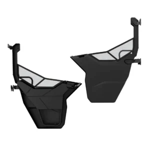 Can-Am Defender half doors installed on Defender HD10 — heavy-duty trail-ready lower door kit with bolt-on OEM fit