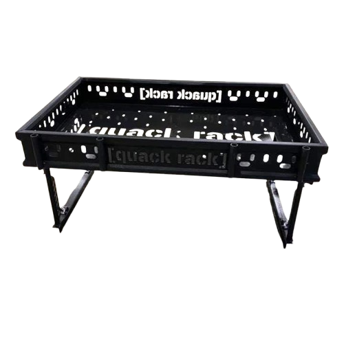 Can-Am Defender Quack Rack mounted on Defender HD10 — heavy-duty powder-coated steel duck hunting shotgun and gear rack